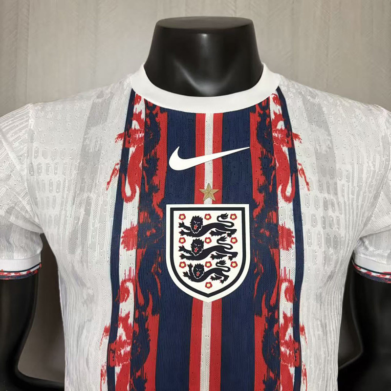 Inghilterra England Special Player White Red 7