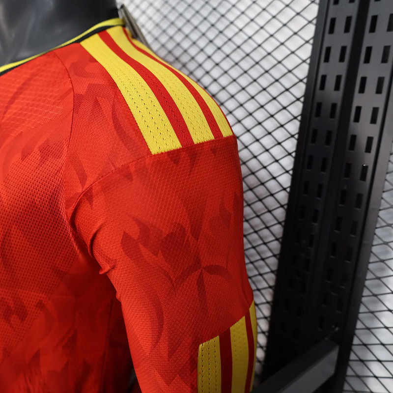 Belgio Belgium Home Long Sleeve Player 5