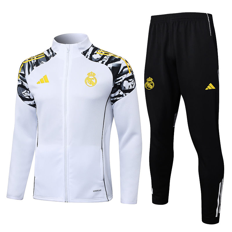 A25120# 2526长拉皇马白色（袖子喷墨）-Real 25/26 Real Madri Jersey 6
