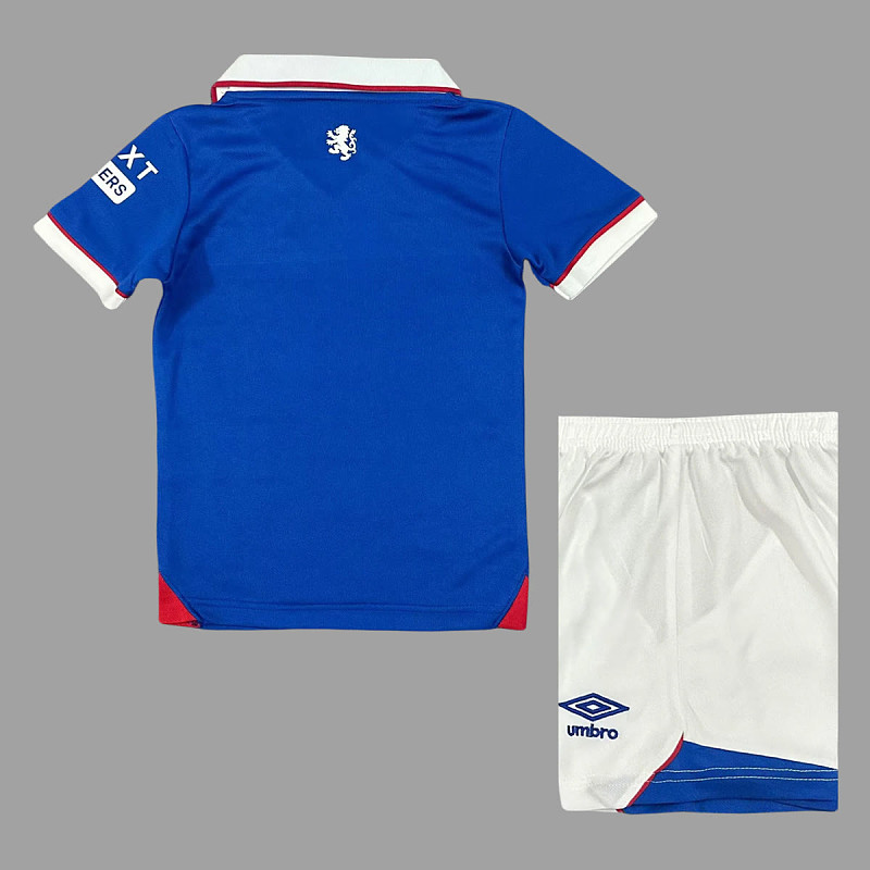 Rangers Soccer 25/26 Rangers Home Kids Size 16-28 2