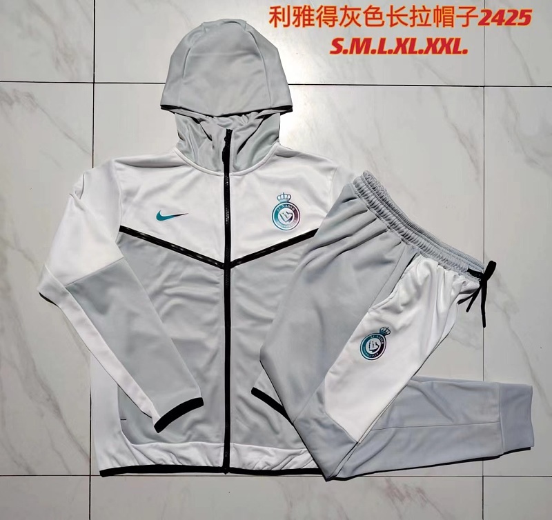 F532# 2324长拉帽子利雅得浅灰-Riyadh 23/24 Riyadh Jersey 2