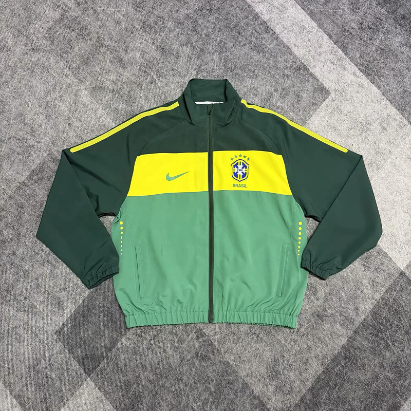 Brasile Brazil Green Windbreaker 5