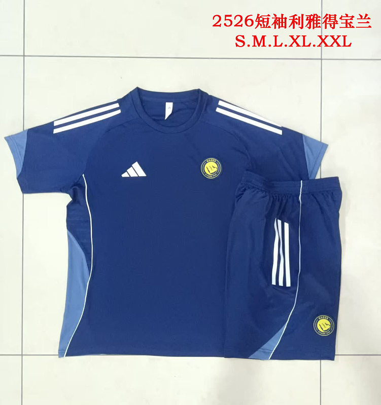 D25199# 2526短袖利雅得宝蓝-Riyadh 25/26 Riyadh Jersey 3