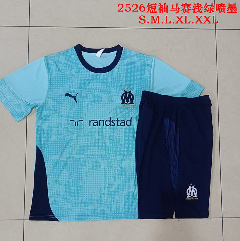 D25232# 2324短袖马赛浅绿-Marseilles 23/24 Marseilles Jersey 3