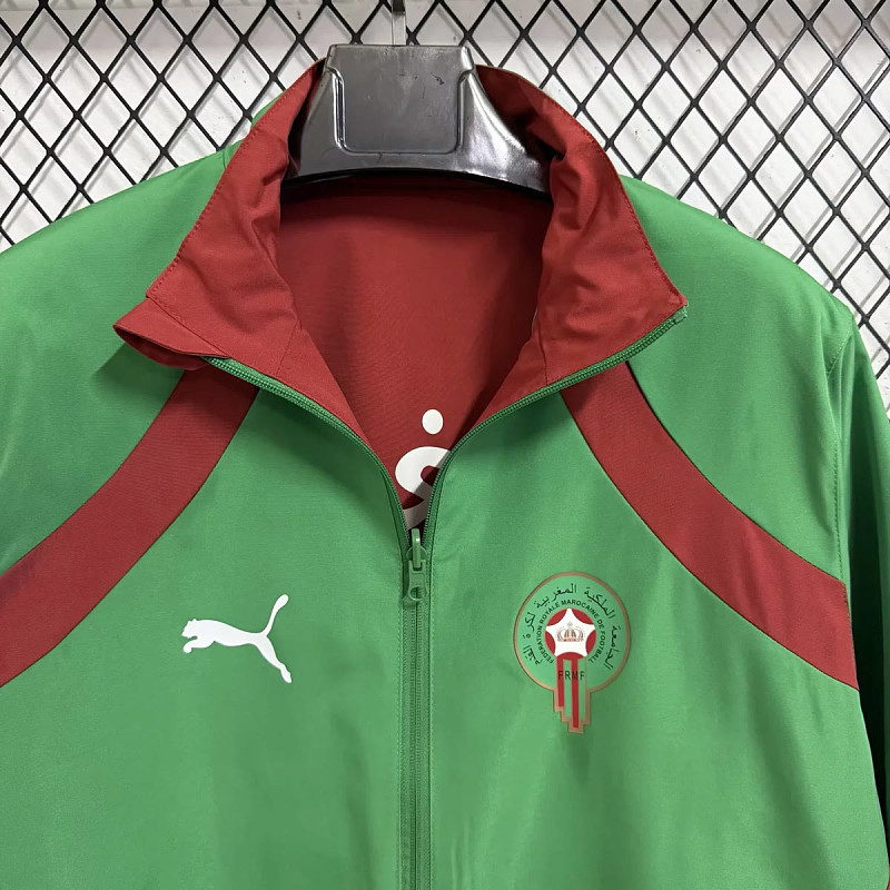 Marocco Morocco Pre-Match Reversible Woven Jacket 7