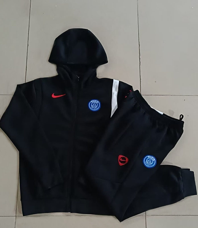 F628# 2526长拉帽子巴黎黑色-Paris 25/26 Paris Jersey 2