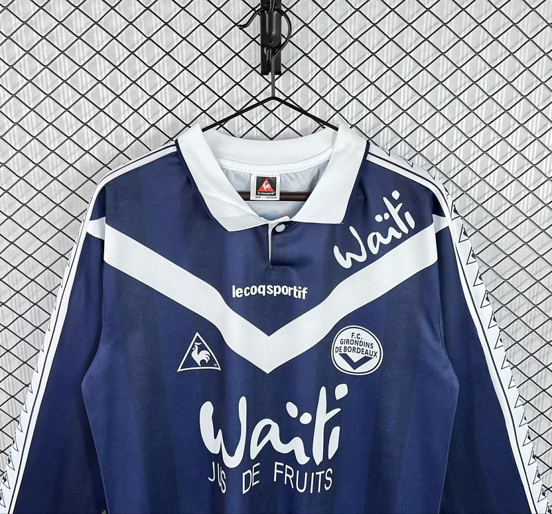 Girondins Bordeaux 96/97 Girondins Bordeaux Home Long Sleeve Retro 5