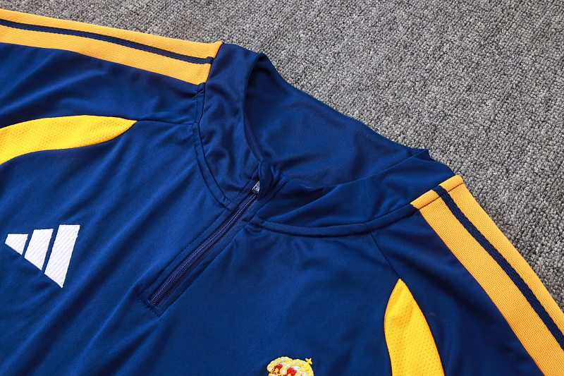 B26025# 2627半拉皇马宝兰（袖子白色）-Real 26/27 Real Madri Jersey 11
