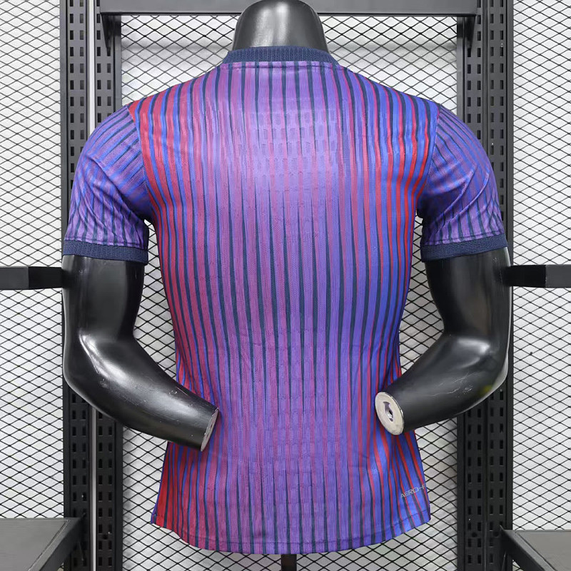 PSG 26/27 Paris Saint-Germain Pre-Match Away Player Purple 2