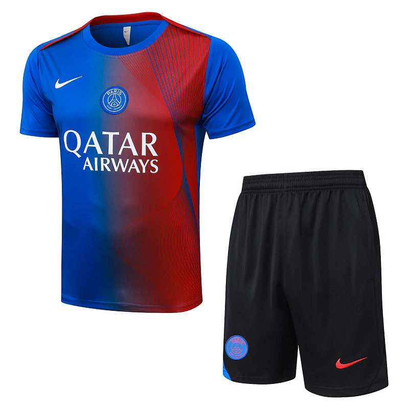 D25233# 2526短袖巴黎蓝红喷墨-Paris 25/26 Paris Jersey 6