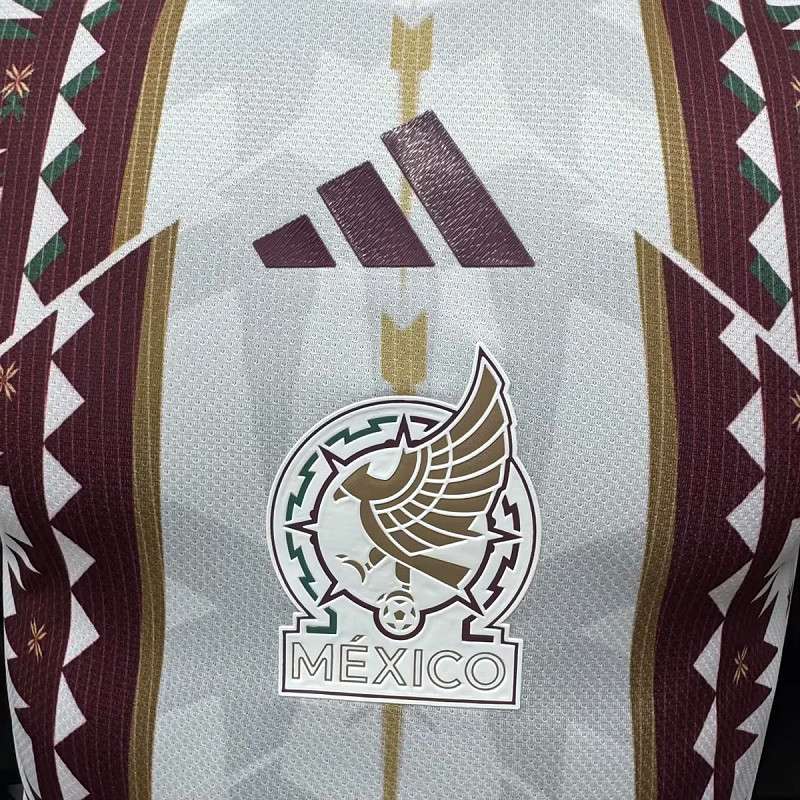 Messico Mexico White Maroon Player 8