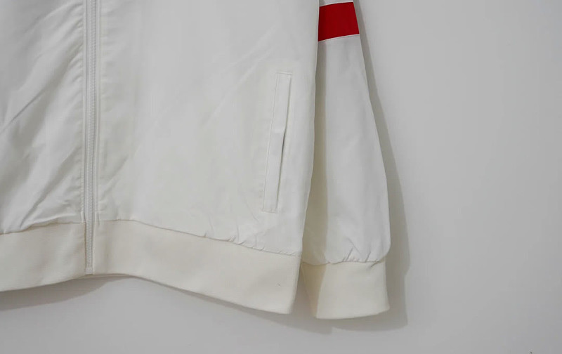 Italia Italy White Blue Retro Windbreaker 3