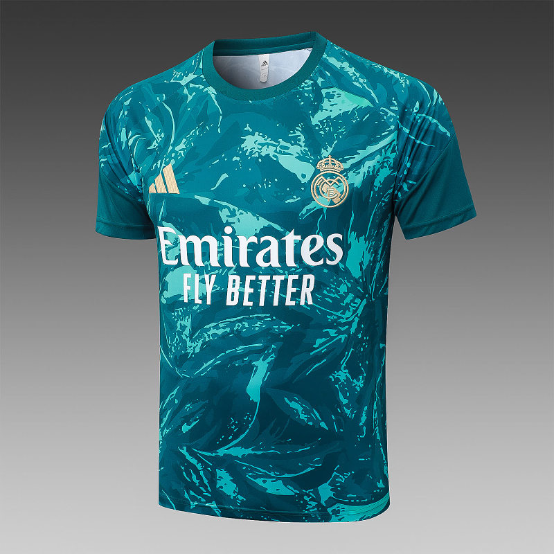 J26032# 2627短袖皇马深绿喷墨-Real 26/27 Real Madri Jersey 4