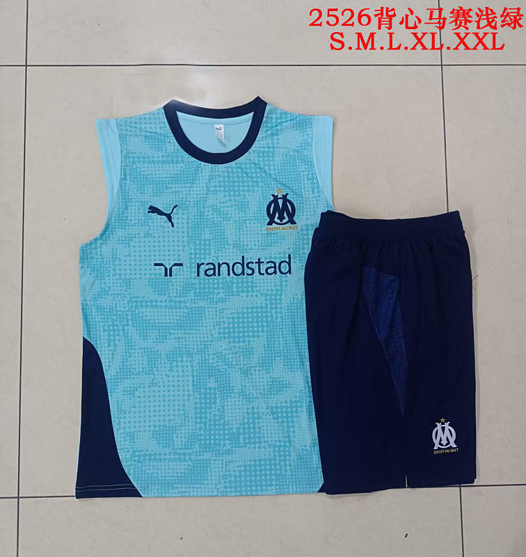 D25203# 2324背心马赛浅绿-Marseilles 23/24 Marseilles Jersey 2