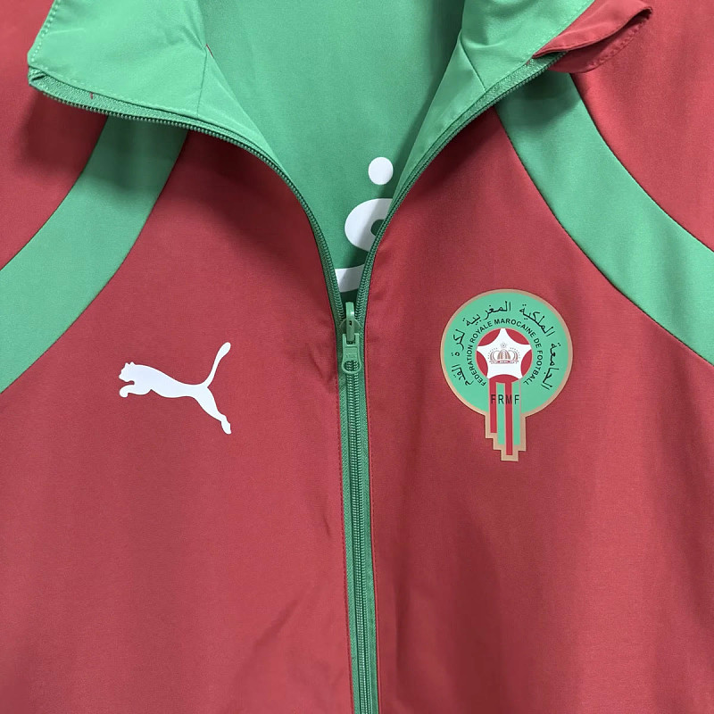 Marocco Morocco Pre-Match Reversible Woven Jacket 3