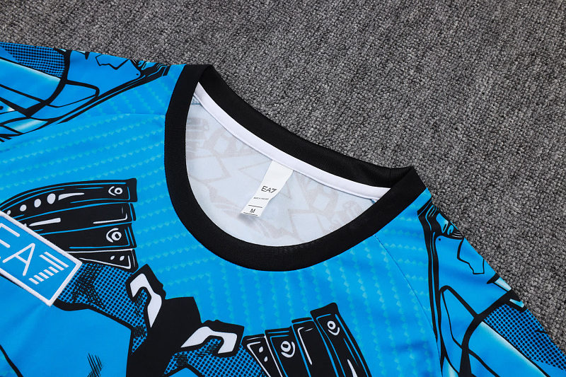 D25180# 2526短袖那不勒斯蓝色喷墨 25/26 Naples Jersey 11