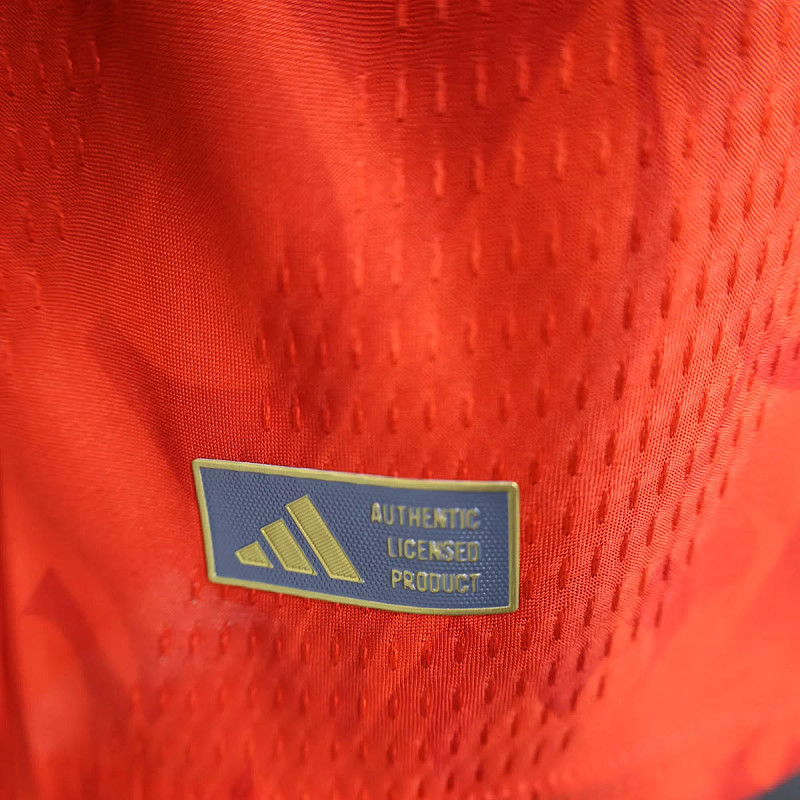 Belgio Belgium Home Long Sleeve Player 4