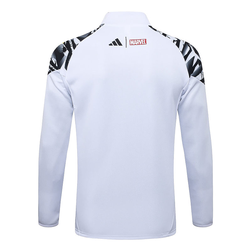A25120# 2526长拉皇马白色（袖子喷墨）-Real 25/26 Real Madri Jersey 8