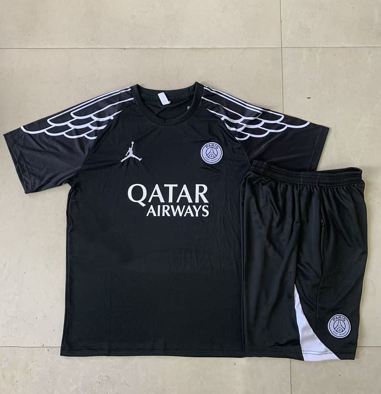 D25187# 2526短袖乔丹巴黎黑色喷墨-Paris 25/26 Paris Jersey 2