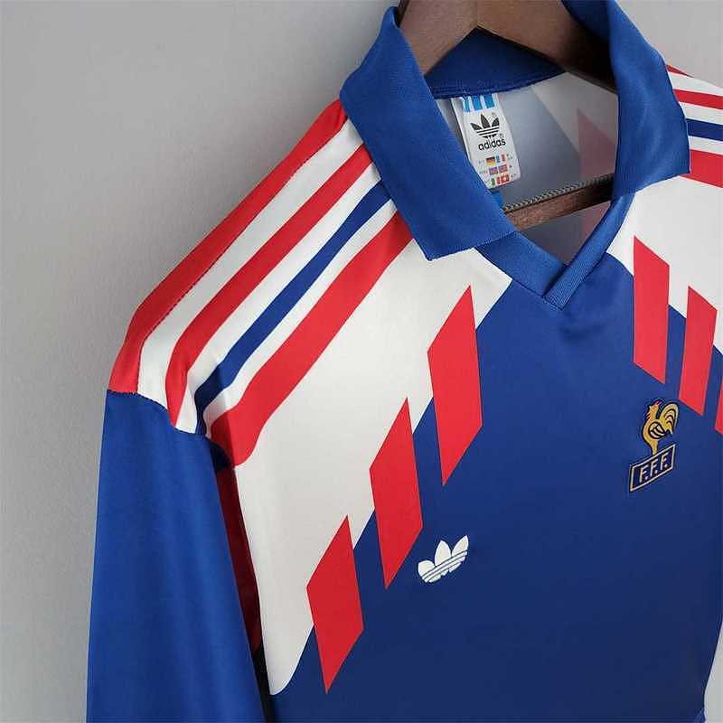 Francia 88-90 France home long sleeve 5
