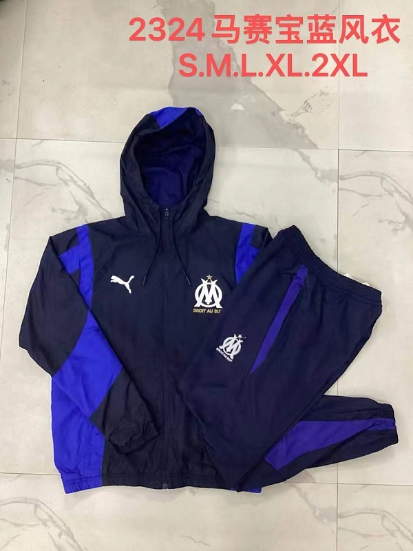 G178# 2324马赛宝蓝风衣-Marseilles 23/24 Marseilles Jersey 2