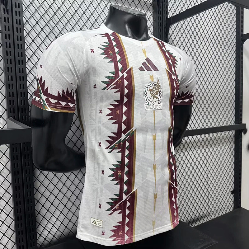 Messico Mexico White Maroon Player 7