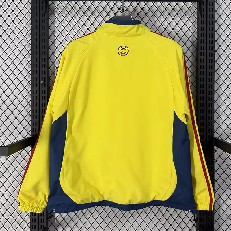 Colombia Colombia Retro Yellow Blue Windbreaker 2