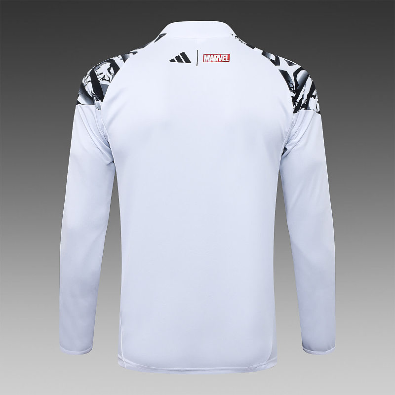 B25152# 2526半拉皇马白色（肩部喷墨）-Real 25/26 Real Madri Jersey 7