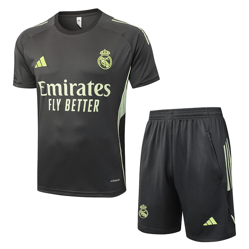 D25167# 2526短袖皇马灰绿-Real 25/26 Real Madri Jersey 6
