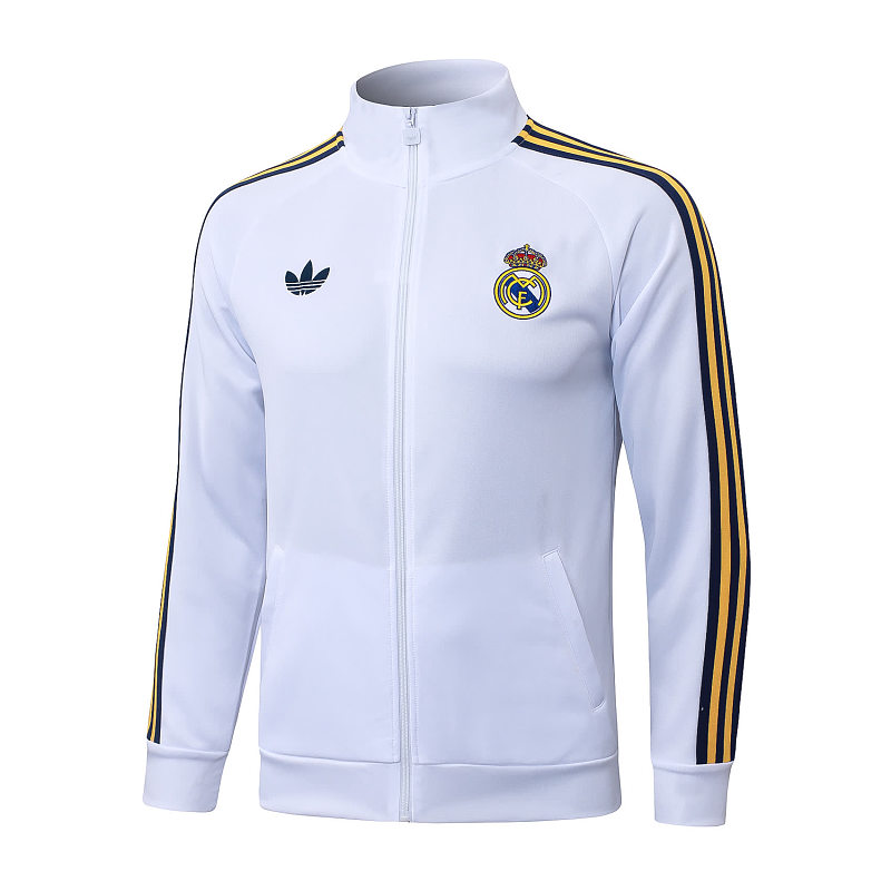 A26036# 2627长拉皇马白色（三叶草）-Real 26/27 Real Madri Jersey 5