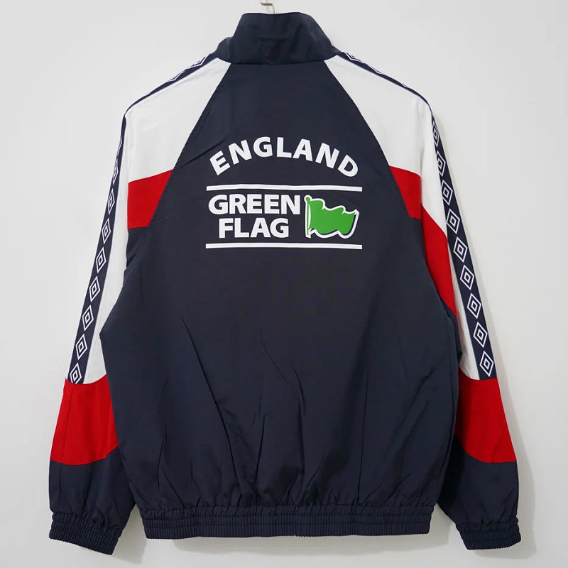 Inghilterra England Blue Red White Retro Windbreaker 2