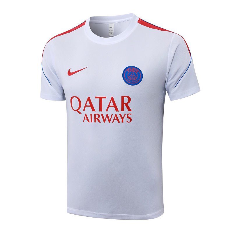 J26034# 2627短袖巴黎白色（配红色）-Paris 26/27 Paris Jersey 4