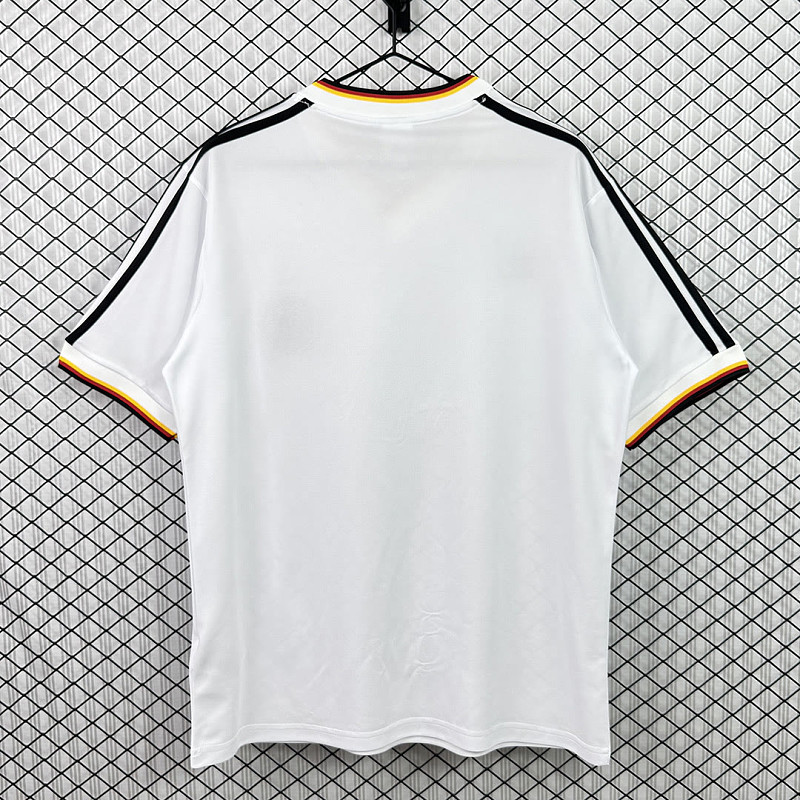 Germania Germany Home Retro Soccer Jersey 4