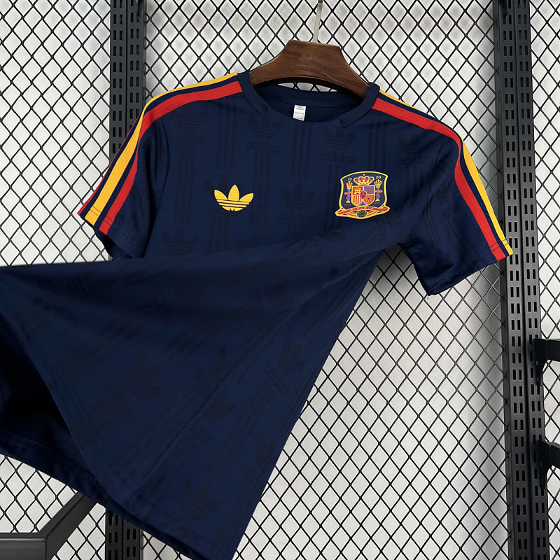 Spagna Spain OG Lifestyler Dark Blue Jersey 3