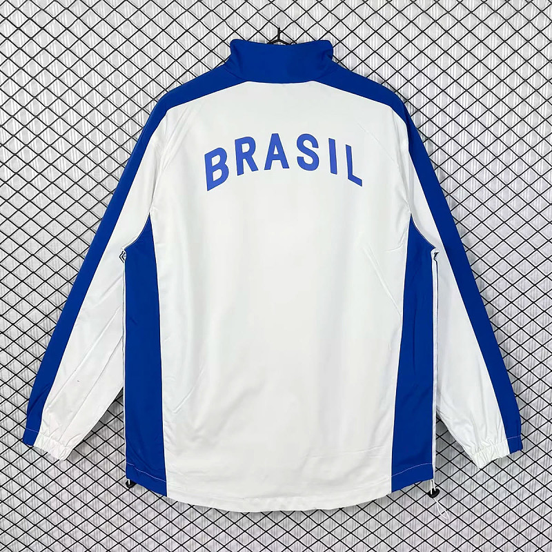 Brasile Brazil White Track Jacket 2