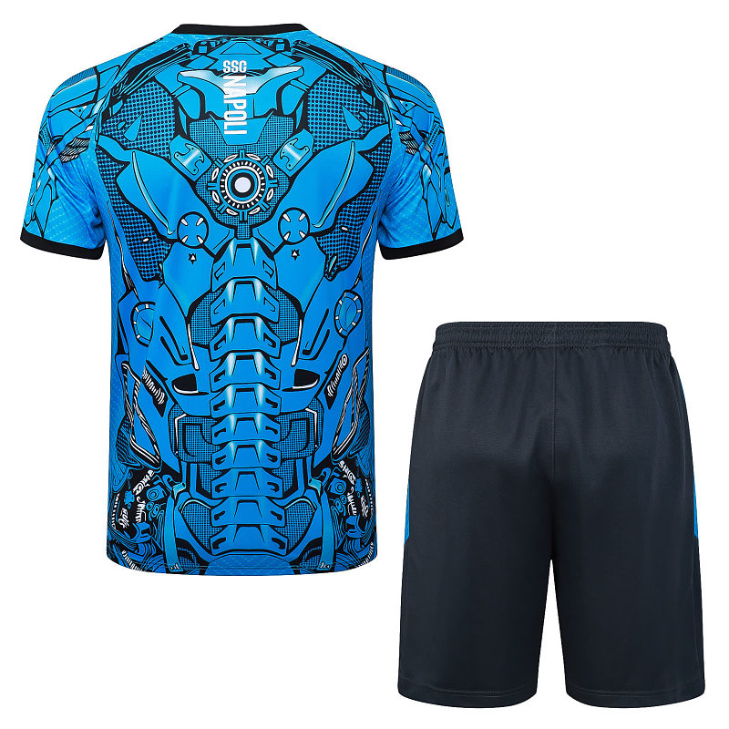 D25180# 2526短袖那不勒斯蓝色喷墨 25/26 Naples Jersey 9