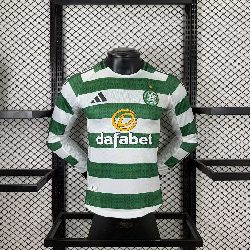 Celtic Long 25/26 Celtic Home Long Sleeve Player 9