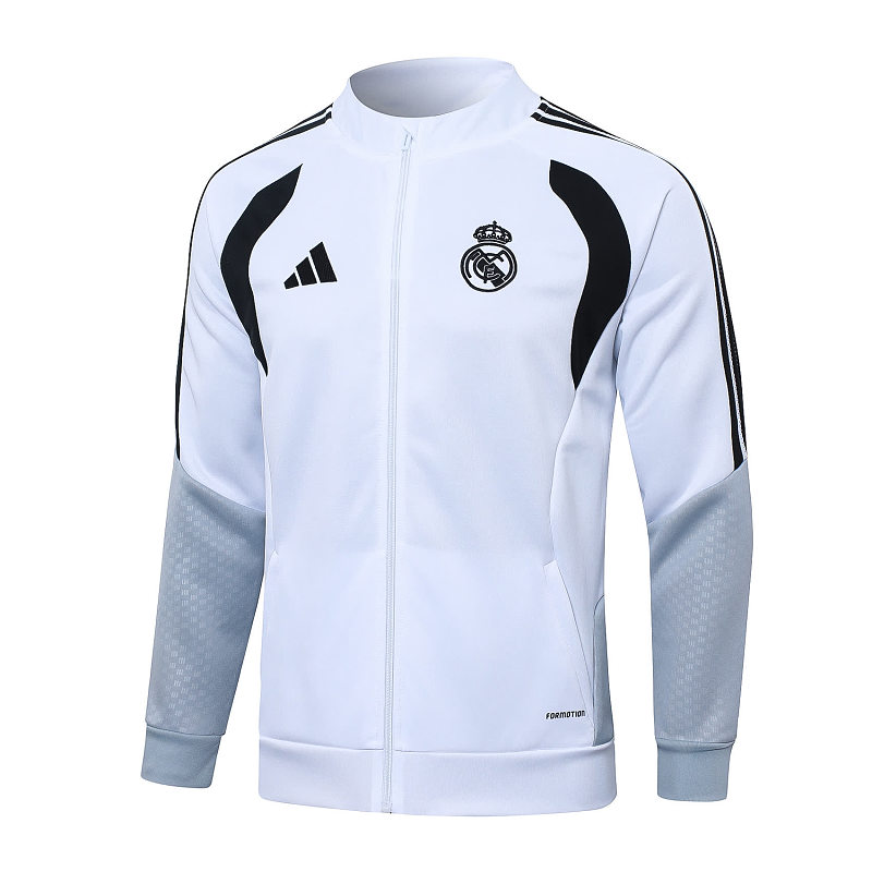 A26017# 2627长拉皇马白色(黑色配色）-Real 26/27 Real Madri Jersey 5