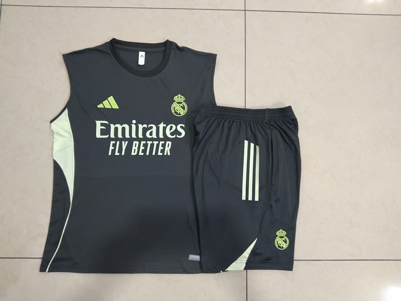 D25166# 2526背心皇马灰绿-Real 25/26 Real Madri Jersey 2