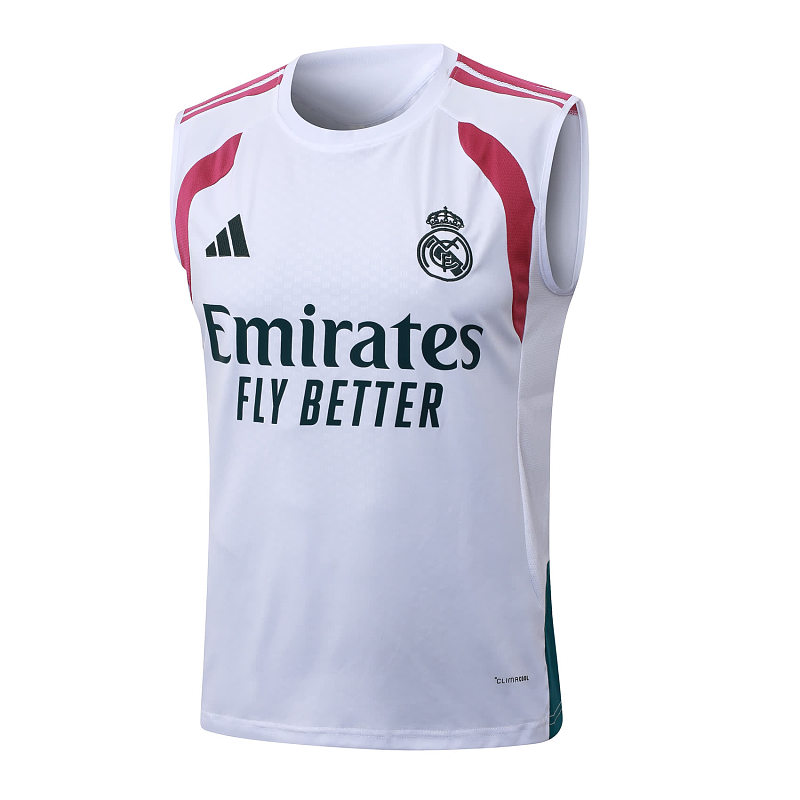 D26034# 2627背心皇马白色（玫红配色）-Real 26/27 Real Madri Jersey 5