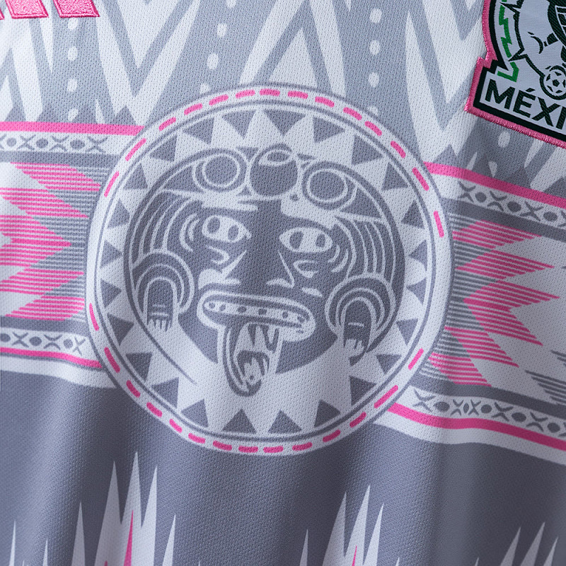 Messico Mexico Special Version White Grey Pink Jersey 5