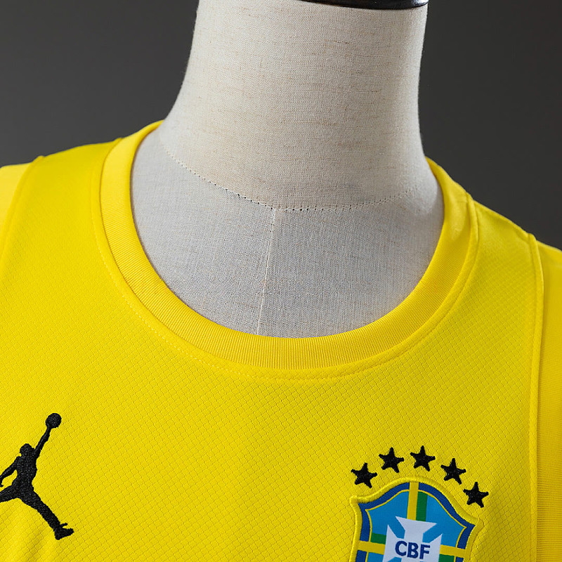 Brasile Brazil Training Vest Yellow 6