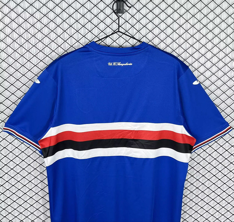 Sampdoria Soccer 16/17 Sampdoria Home Retro 4