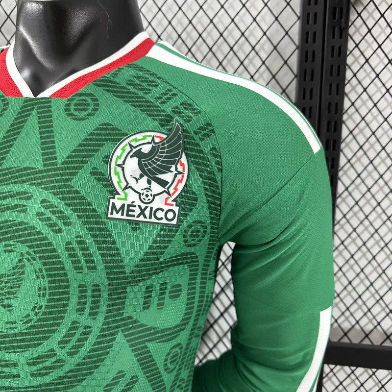 Messico Mexico Home Long Sleeve Player 7