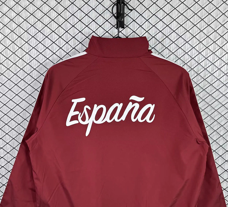 Spagna Spain Wine Red Windbreaker 5