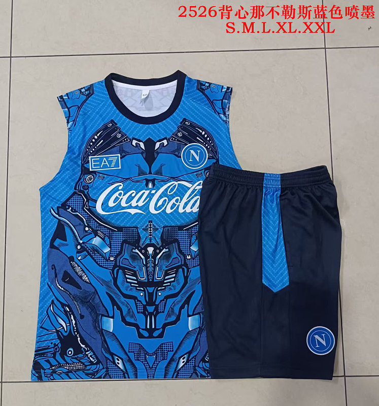 D25207# 2526背心那不勒斯蓝色喷墨 25/26 Naples Jersey 3