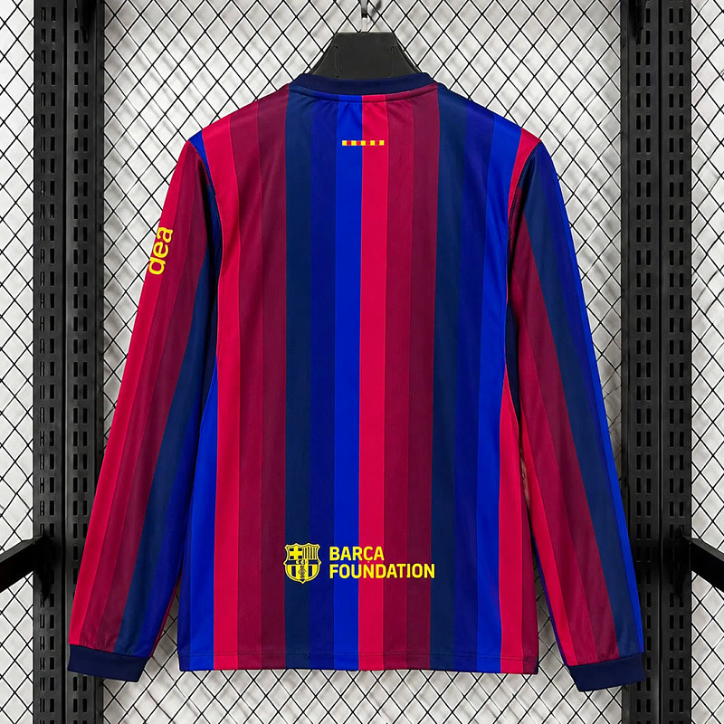 Barcelona 26/27 Barcelona Home Long Sleeve 2