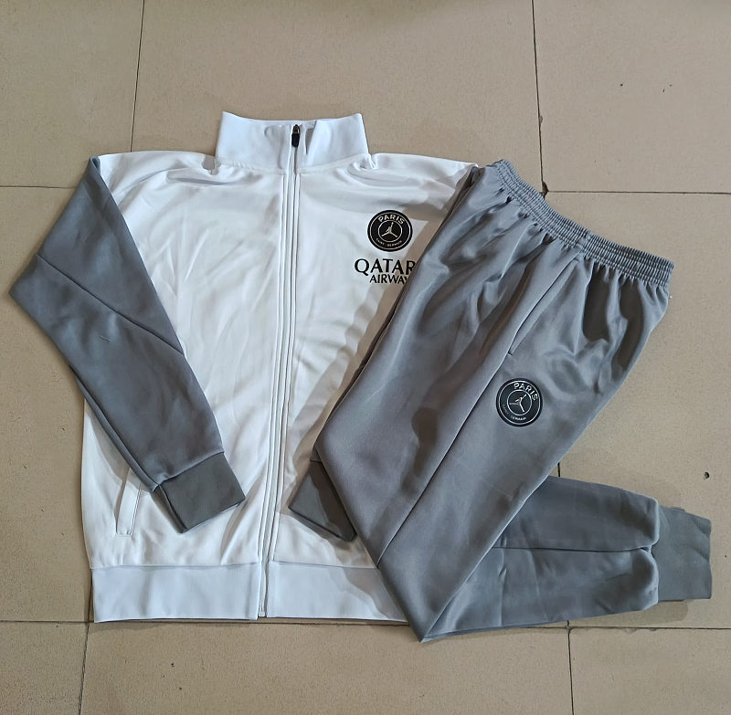 E26038# 2627长拉乔丹巴黎白色童装-Paris 26/27 Paris Jersey 2