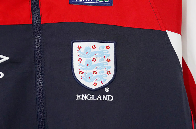 Inghilterra England Blue Red White Retro Windbreaker 9