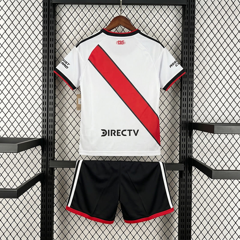 River Plate River Plate Home Kids Soccer Jersey Size 16-28 4